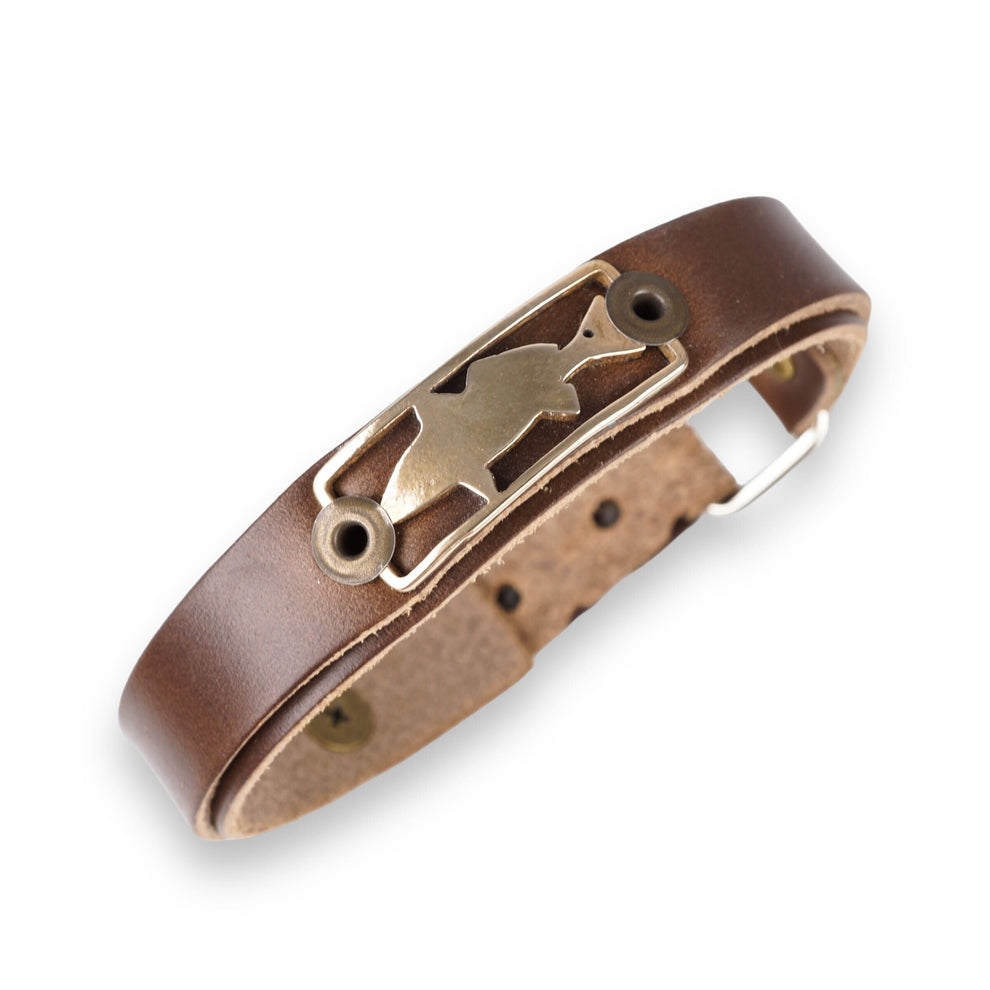 Sight Line Bronze Redfish Bracelet - Skinny