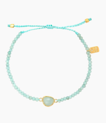 Pura Vida Surfrider Dainty Gemstone Bracelet