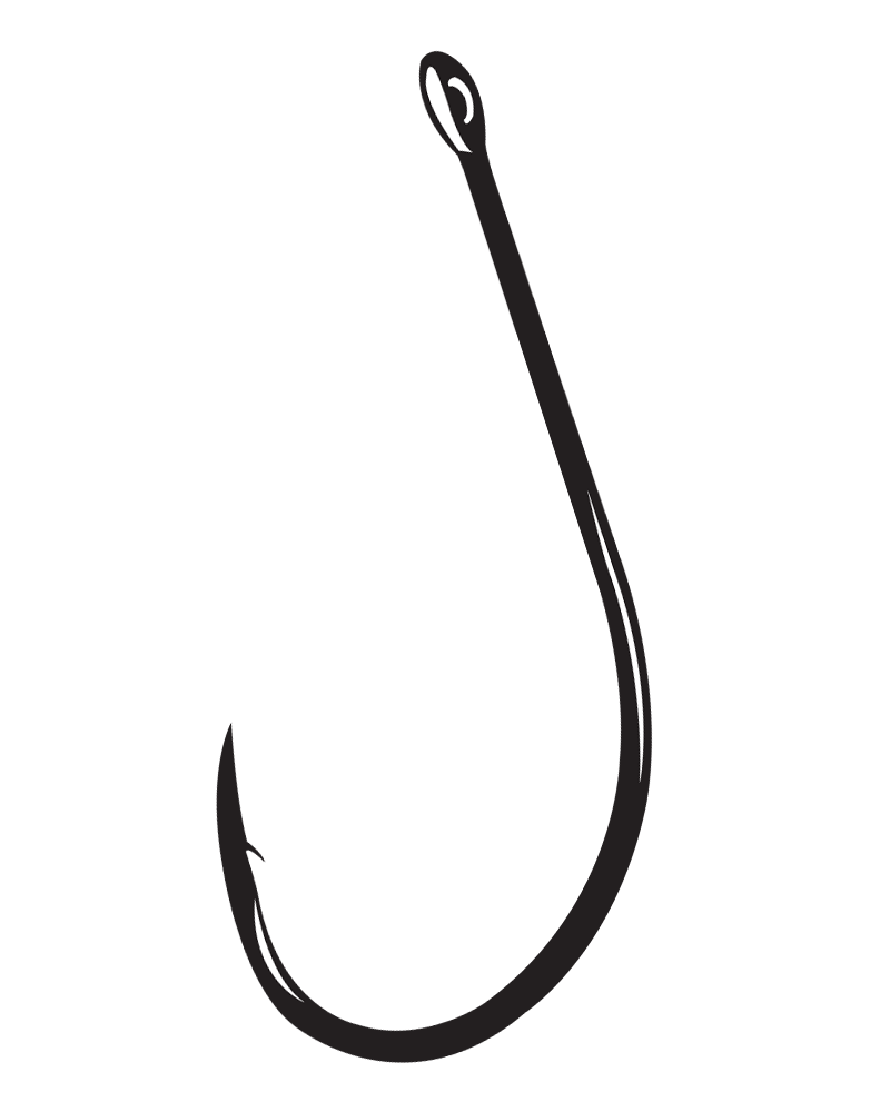 Fishing Hooks Series 881 Size 4 Tubertini Owner Eye Black Carp for sale  online